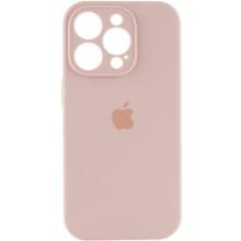 Чехол Silicone Case Full Camera Protective (AA) для Apple iPhone 15 Pro (6.1") – Розовый
