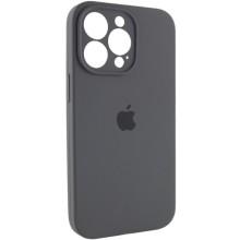 Чехол Silicone Case Full Camera Protective (AA) для Apple iPhone 15 Pro (6.1") – Серый