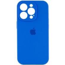 Чехол Silicone Case Full Camera Protective (AA) для Apple iPhone 15 Pro (6.1") – Синий