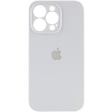 Чехол Silicone Case Full Camera Protective (AA) для Apple iPhone 15 Pro (6.1") – Белый