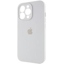 Чехол Silicone Case Full Camera Protective (AA) для Apple iPhone 15 Pro (6.1") – Белый
