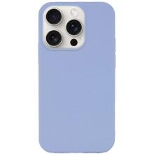 Чехол Silicone Case Full Protective (AA) NO LOGO для Apple iPhone 15 Pro (6.1") (Голубой)