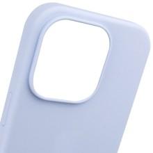 Чехол Silicone Case Full Protective (AA) NO LOGO для Apple iPhone 15 Pro (6.1") – Голубой
