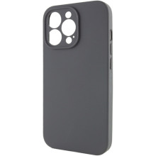 Чохол Silicone Case Full Camera Protective (AA) NO LOGO для Apple iPhone 15 Pro (6.1") – Сірий