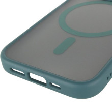 TPU+PC чехол Metal Buttons with MagSafe для Apple iPhone 15 Pro (6.1") – Зеленый