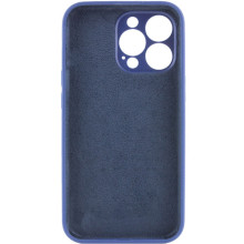 Чохол Silicone Case Full Camera Protective (AA) NO LOGO для Apple iPhone 15 Pro (6.1") – Синій