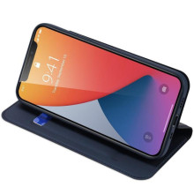 Чохол-книжка Dux Ducis з кишенею для візиток для Apple iPhone 15 Pro (6.1") – Синій
