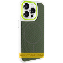 Чохол PC TechWoven Hybrid with MagSafe для Apple iPhone 15 Pro (6.1") – Білий