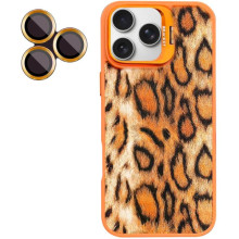 Чехол TPU+PC Wild Leopard with MagSafe and Lens для Apple iPhone 15 Pro (6.1")
