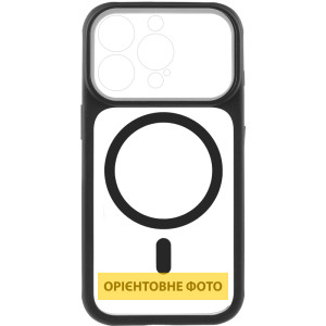 Чехол TPU+PC GETMAN Moon Clear with MagSafe для Apple iPhone 15 Pro (6.1")