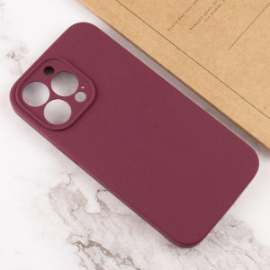 Чехол Silk Full Camera Protective (AA) NO LOGO для Apple iPhone 15 Pro (6.1") – Бордовый