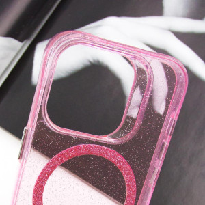 Чохол TPU Radiance with Magnetic Fit для Apple iPhone 15 Pro (6.1") – Рожевий