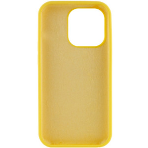 Чохол Silk Full Protective (AA) NO LOGO для Apple iPhone 15 Pro (6.1") – Жовтий