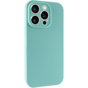 Чохол Silk Full Camera Protective (AA) NO LOGO для Apple iPhone 15 Pro (6.1") (Бірюзовий)