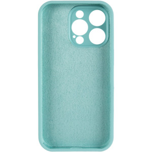 Чохол Silk Full Camera Protective (AA) NO LOGO для Apple iPhone 15 Pro (6.1") – Бірюзовий