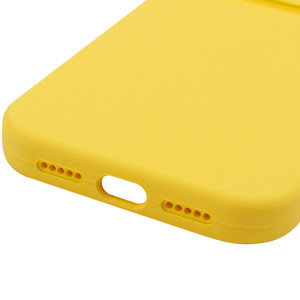 Чохол Silk Full Camera Protective (AA) NO LOGO для Apple iPhone 15 Pro (6.1") – Жовтий