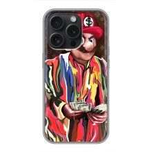 Брендновые Чехлы для iPhone 15 Pro - (PREMIUMPrint) (Mario LV)