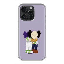 Чехлы для iPhone 15 Pro - Bearbrick Louis Vuitton (PREMIUMPrint) (Дружба Беарбрик)