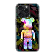 Чехлы для iPhone 15 Pro - Bearbrick Louis Vuitton (PREMIUMPrint) (Яркий Bearbrick)