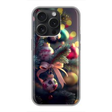 Чехлы на Новый Год iPhone 15 Pro (Красивая елочка)