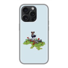 Чехлы с картинкой собаки Патрон для iPhone 15 Pro (AlphaPrint) (Сапер Пес)