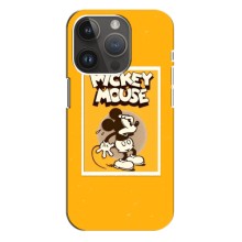 Чехлы с принтом Микки Маус на iPhone 15 Pro (Испуганный Микки)