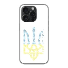 Чохли для iPhone 15 Pro Укр. Символіка (AlphaPrint) (Герб з букв)