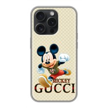 Чехол Disney Mouse iPhone 15 Pro (PREMIUMPrint) (Mikki Gucci)