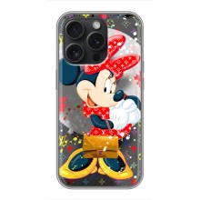 Чехол Disney Mouse iPhone 15 Pro (PREMIUMPrint) (Minni с бантиком)