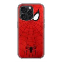 Чехол с человеком пауком для iPhone 15 Pro - (AlphaPrint)