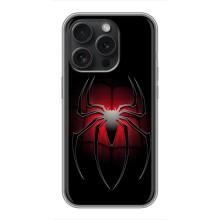 Чехол с человеком пауком для iPhone 15 Pro - (AlphaPrint)