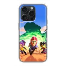 Чехол для iPhone 15 Pro Бравл Старс (VPrint)