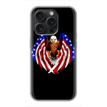 Чехол Флаг USA для iPhone 15 Pro – Крылья США