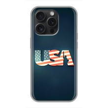 Чехол Флаг USA для iPhone 15 Pro – USA