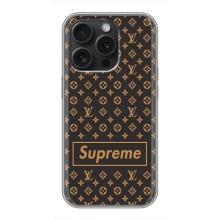 Чеохол для iPhone 15 Pro з картинкою Supreme (AlphaPrint)