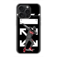 Чеохол для iPhone 15 Pro з картинкою Supreme (AlphaPrint)