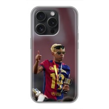 Чехол с футболистом Ламин Ямаль iPhone 15 Pro