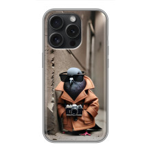 Чехол с мемами тралалело тралала для iPhone 15 Pro – Шпиониро голубио
