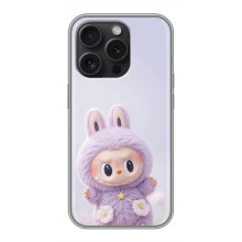 Чохол з принтом Лабубу для iPhone 15 Pro – Фіолетовий Лабубу