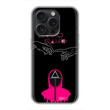 Чехол Гра в кальмара для iPhone 15 Pro – Охранник