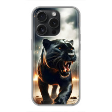 Чехол с картинкой «Хищники» для iPhone 15 Pro – Пантера