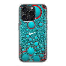 Силиконовый Чехол на iPhone 15 Pro с картинкой Nike – Найк зеленый