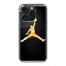 Силиконовый Чехол Nike Air Jordan на Айфон 15 Про – Джордан 23