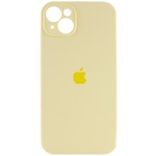Чохол Silicone Case Full Camera Protective (AA) для Apple iPhone 15 (6.1") – Жовтий