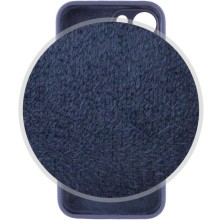Чехол Silicone Case Full Camera Protective (AA) для Apple iPhone 15 (6.1") – Темно-синий