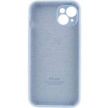 Чехол Silicone Case Full Camera Protective (AA) для Apple iPhone 15 (6.1") – Голубой