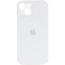 Чехол Silicone Case Full Camera Protective (AA) для Apple iPhone 15 (6.1") – Белый