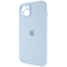 Чехол Silicone Case Full Camera Protective (AA) для Apple iPhone 15 (6.1") – Голубой
