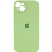 Чехол Silicone Case Full Camera Protective (AA) для Apple iPhone 15 (6.1") – Мятный
