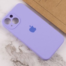 Чехол Silicone Case Full Camera Protective (AA) для Apple iPhone 15 (6.1") – Сиреневый